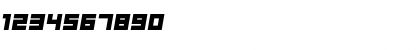 Download Samson BoldOblique Font Numeric Preview