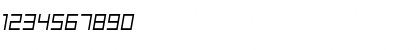 Download Samson ThinOblique Font Numeric Preview