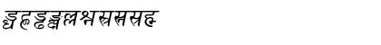 Download SanskritDelhiSSK Italic Font Numeric Preview
