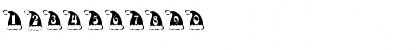 Download Santa's Hat Regular Font Numeric Preview