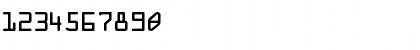 Download Saturn Return Regular Font Numeric Preview
