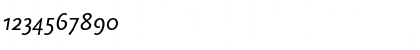Download Scala Sans Regular Italic Font Numeric Preview