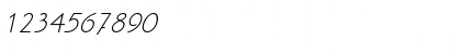 Download Scogin Italic Font Numeric Preview