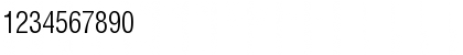 Download CorporateCondensed Light Font Numeric Preview