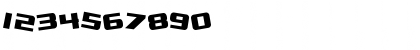 Download SF Zero Gravity Regular Font Numeric Preview