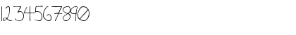 Download sfd0020 Regular Font Numeric Preview
