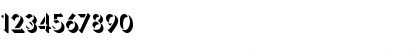 Download Shadow Sharp 1 Regular Font Numeric Preview