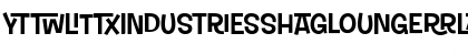Download Shag-LoungeExtras Regular Font Numeric Preview
