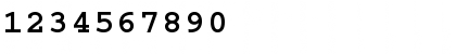 Download Cougel Bold Font Numeric Preview