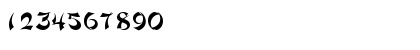 Download Shantung Regular Font Numeric Preview