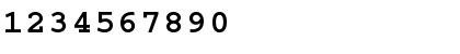 Download Cougel Bold Font Numeric Preview