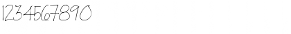 Download Shennette Hand Font Numeric Preview