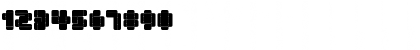 Download Shipflat Regular Font Numeric Preview