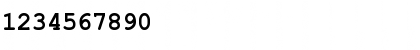 Download Courier New Digiscream Bold Font Numeric Preview
