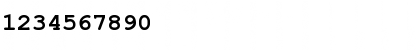 Download Courier New Greek Bold Font Numeric Preview