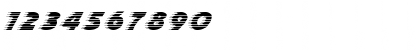 Download Slipstream_DG Regular Font Numeric Preview