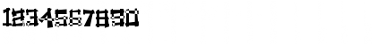 Download AdLib Regular Font Numeric Preview