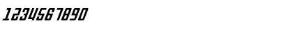Download Soviet Italic Italic Font Numeric Preview