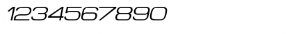 Download SpaceOut Italic Font Numeric Preview