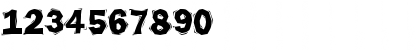 Download CrackBoum Regular Font Numeric Preview