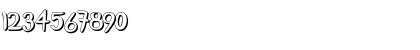 Download Crash  Test Shadow Regular Font Numeric Preview