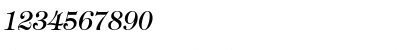 Download T731-Roman Italic Font Numeric Preview