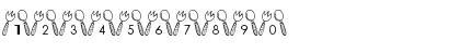 Download Tableware Font Regular Font Numeric Preview