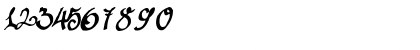 Download Tagging Zher 1 Regular Font Numeric Preview