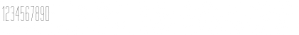 Download Tall Script Regular Font Numeric Preview