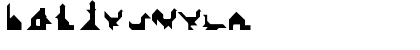 Download TangramBlack Regular Font Numeric Preview