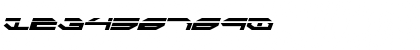 Download Taskforce Laser Italic Italic Font Numeric Preview
