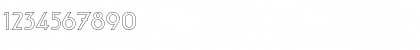 Download Taut LT Outline Regular Font Numeric Preview