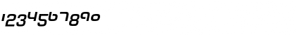 Download Tech Font Italic Font Numeric Preview