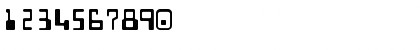 Download TechnoDisplayCapsSSK Regular Font Numeric Preview