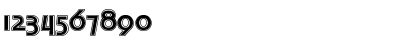 Download TechnoInline Regular Font Numeric Preview