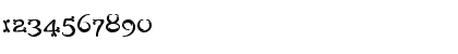Download Teebone Regular Font Numeric Preview