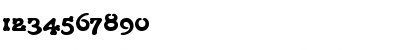 Download Teebone Regular Font Numeric Preview