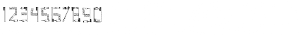 Download Teethee Regular Font Numeric Preview