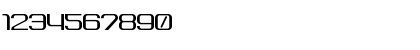 Download Tektrron Regular Font Numeric Preview