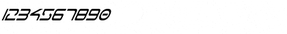 Download Tele-Marines Condensed Italic Condensed Italic Font Numeric Preview