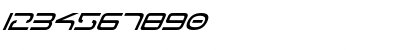 Download Tele-Marines Italic Italic Font Numeric Preview