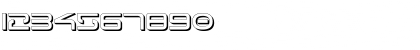 Download Tele-Marines Shadow Shadow Font Numeric Preview