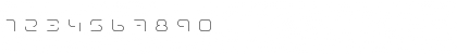 Download Term Regular Font Numeric Preview