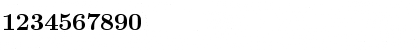 Download TeX Bold Font Numeric Preview