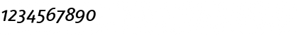 Download Textra LT Light Bold Italic Font Numeric Preview