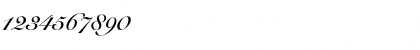 Download TFF Script Roundhand Bold Italic Font Numeric Preview
