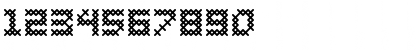 Download Cross Stitch Coarse Regular Font Numeric Preview