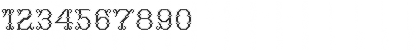 Download Cross Stitch Delicate Regular Font Numeric Preview