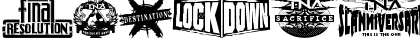 Download TNA Lockdown Regular Font