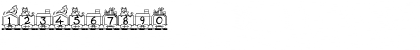 Download Toy Train Regular Font Numeric Preview